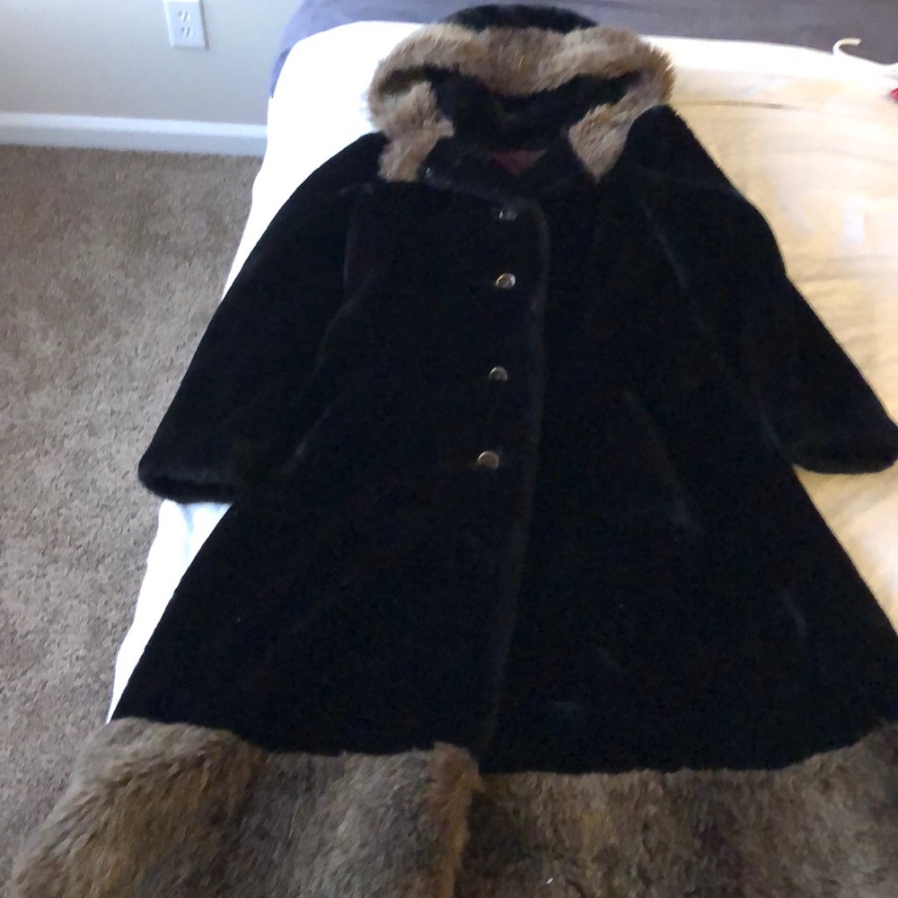 Vintage Borgana Styled by Fairmoor Brown Hood Coat